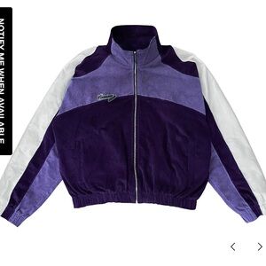 Visionary Club - "RADIANT AURA" TRACK JACKET (PURPLE HAZE)